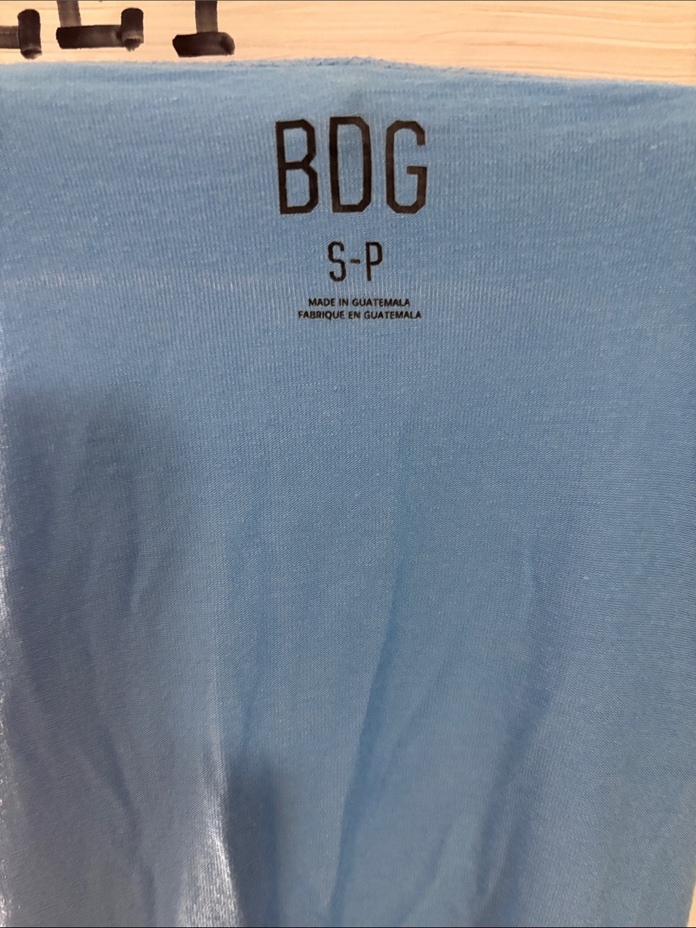 BDG Light Blue Dolphin Wave Graphic Tank - Picture 5 of 5
